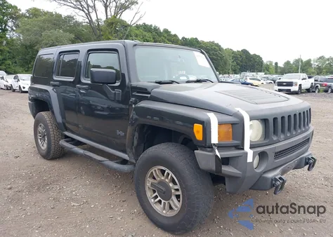 2007 Hummer H3 из США, поврежденный, VIN 5GTDN13E578152392